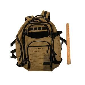 Highland Tactical Roger Canvas Backpack XL Beige